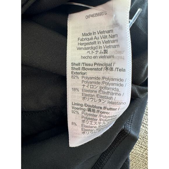 Madewell MWL Form Sleeveless Racerback Crop Top Black Women Sz S NWT - Picture 6 of 10